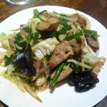 山源 - レバニラ炒め