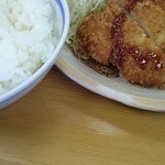 とんかつ いもや - ごはんととんかつ