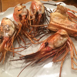 山介 - 【2015年5月追加】刺身の牡丹海老の頭を素揚げで。。