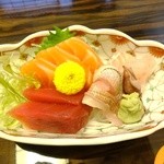 和かな - 宴会4000円コース（刺身盛り合わせ）