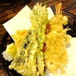 和かな - 宴会4000円コース（天ぷら盛り合わせ）