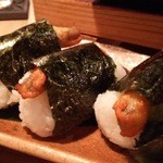 瓦そば すずめ - ゴボウの天むす