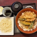 華屋与兵衛 - 料理写真:季節天丼と小うどん冷