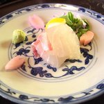 別館 茶寮 お多津 - 鯛の刺身