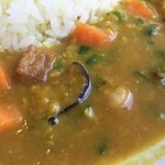 Sendaikareshokudou - ○中辛ムング豆と具だくさん野菜カレー様肉類は一切使わず野菜とスパイスだけで作りこんだカレー様！！