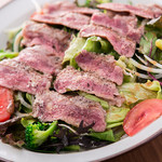 Thinly sliced beef loin salad (large)