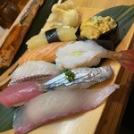 酔処 たがし - おまかせにぎり８カン