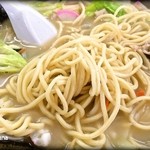 宝来軒 - チャンポンの麺