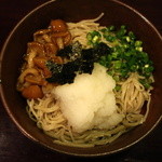 吾妻橋 やぶそば - 美しく盛られた「なめこおろし蕎麦」