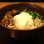 吾妻橋 やぶそば - なめこ/大根おろし/葱/海苔