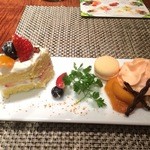 il desiderio ORTAGGIO - デザート　　季節のビワのふわっと軽いティラミス