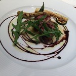 il desiderio ORTAGGIO - メインディッシュ青森産バルバリー鴨のロースト　新玉ねぎのブレア