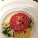 il desiderio ORTAGGIO - ホタテとモロッコいんげんのパスタ　トマトを崩して食べるバスタ