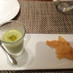 il desiderio ORTAGGIO - スープ　　インゲン豆のスープとチーズ