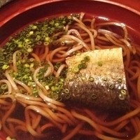みまつ - お蕎麦は鰊(ニシン)蕎麦でした。