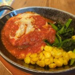 オリーブの丘 - 料理写真:チーズハンバーグ