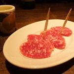 PIZZA PAZZA Italiana - 生ハムの大様　クラッテロサラミ：780円