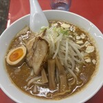 五衛門ラーメン - にんにく味噌。ドロドロ(；´Д｀)