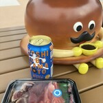 王子水産 - ぼうしパンの「パパボ」君とかんぱーい♪