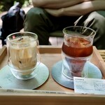 SUNNY COFFEE & ROASTERS - ドリンク写真:黒糖ミルクラテ、エチオピア