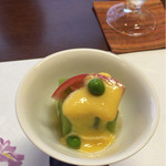 ひすい豆寄せもの