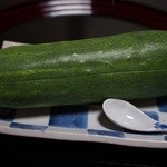 つる幸 - 治部煮　太きゅうりを器にして
