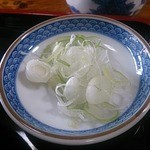 薬師寺そば - 薬味