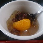 薬師寺そば - あんみつ付き♪