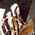 ５５カフェ - チョコブラウニーパフェ