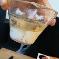 イル ギオットーネ ディ ピュー - 穴子・みつ葉・温泉卵の暖かいスープ 山椒風味