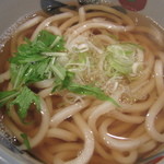 お多福 - 福うどん　450円　こんなにすごいかけうどん知らないぞ!!