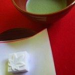 宝厳院 - 落雁とお抹茶