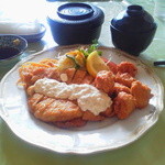 カジュアルレストラン れんが亭 - チキン南蛮ととり天　　　　￥７３０円