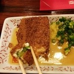 やきとり 大吉 琴似市場通り店 - おいしい揚げ出し豆腐！しっかりカリッと揚げてもらいました！！！