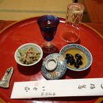 いと正 - まずは食前酒をいただきます