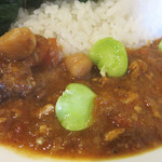 かもめ食堂 - 野菜とひよこ豆のカレー。