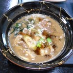 泉州新ばし - 牛せいろ（高級ホルモンのつけそば）