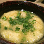 味あら井 - モクズガニの味噌汁  神