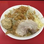 ラーメン 一心 - ラーメン中（ニンニク、アブラ、肉玉)