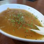 カウボーイカレー - ワイルドアメリカンカレーつけ麺、スープ割り