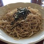 まるまつ - セットのざるそば