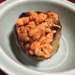 京料理 あと村 本店 - ウニ茄子（あと村のお勧め一品）