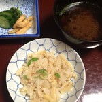 京料理 あと村 - 炊き込みご飯・椀・香の物
