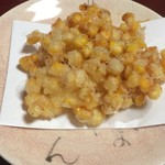 京料理 あと村 - トウモロコシ天ぷら