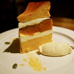 UNITY CAFE - 濃いかぼちゃのバスクチーズケーキ