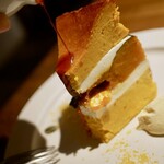 UNITY CAFE - 濃いかぼちゃのバスクチーズケーキ