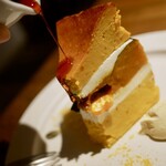 UNITY CAFE - 濃いかぼちゃのバスクチーズケーキ