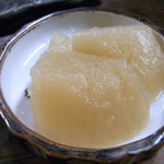 大衆酒場 斎藤 - お通し（大根）