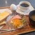 矢馬野 - その他写真:モーニングセット(税込600円)
          ①トースト②野菜サラダ(ハム&赤縮緬萵苣&千切り甘藍&針人参)③茹で卵④お味噌汁(若布&刻み青葱入り)
          お飲み物《セットドリンク》①HOT珈琲【サイフォン式】