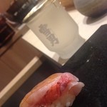 鮨 心白 - 【握り】金目鯛（勝浦、5日熟成）（2015.04.11）